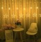 138 LED Star Curtain Light — Warm White Glow, Hanging Backdrop Lights